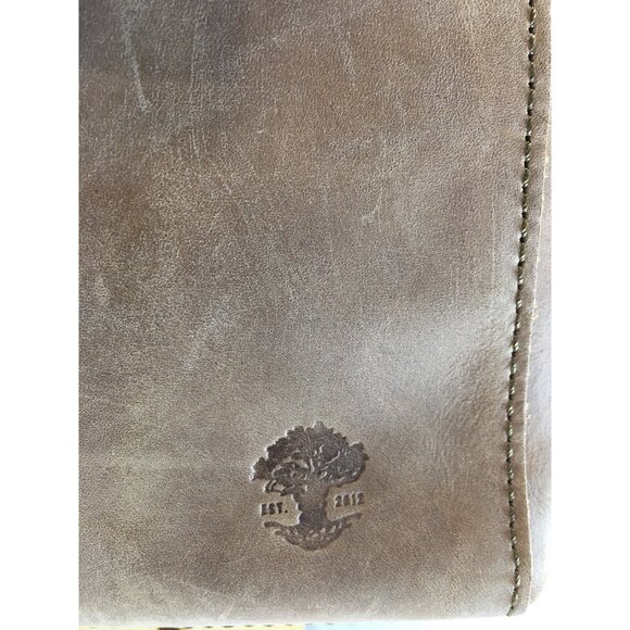 Oak River Tote Shoulder Bag Leather Brown with Detachable Strap - NWT - Picture 5 of 16